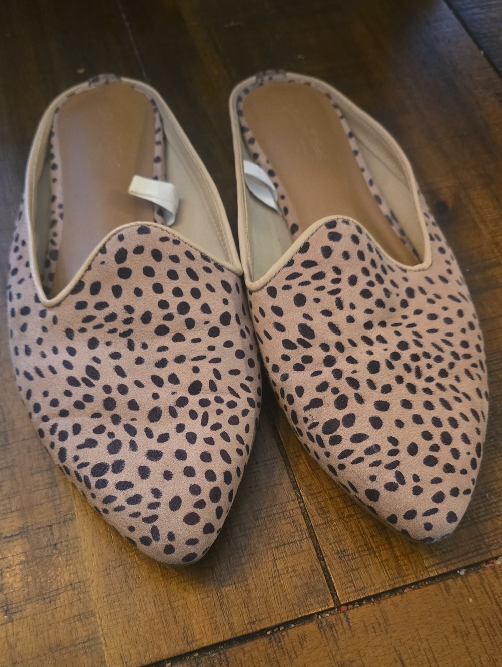 Women's Spotted Slip-On Flats